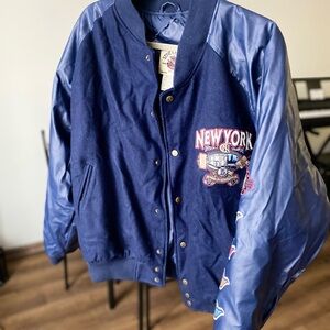 New York Yankees Steve & Barry's Blue Varsity Jacket